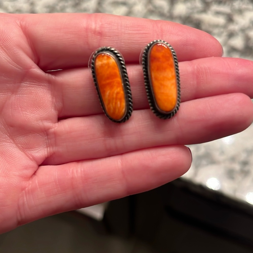 Authentic Spiny Oyster Earrings